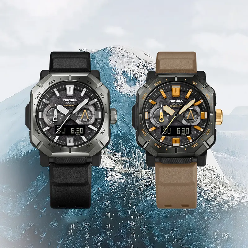 Casio Pro Trek Yosemite Black Carbon Solar Power Men's Watch- PRW-B1000-1